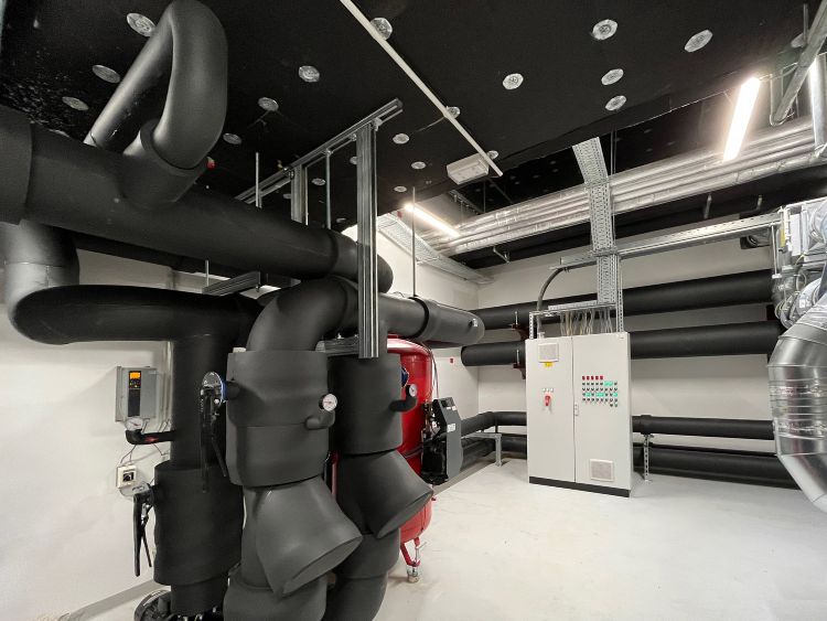 ALBA Aréna, talajszonda leválasztó szivattyú blokk