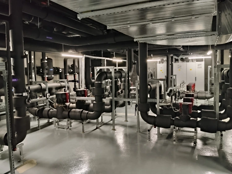 BudaPart Harbor (Boa) irodaház, épületgépészet és tűzvédelem - ENSI