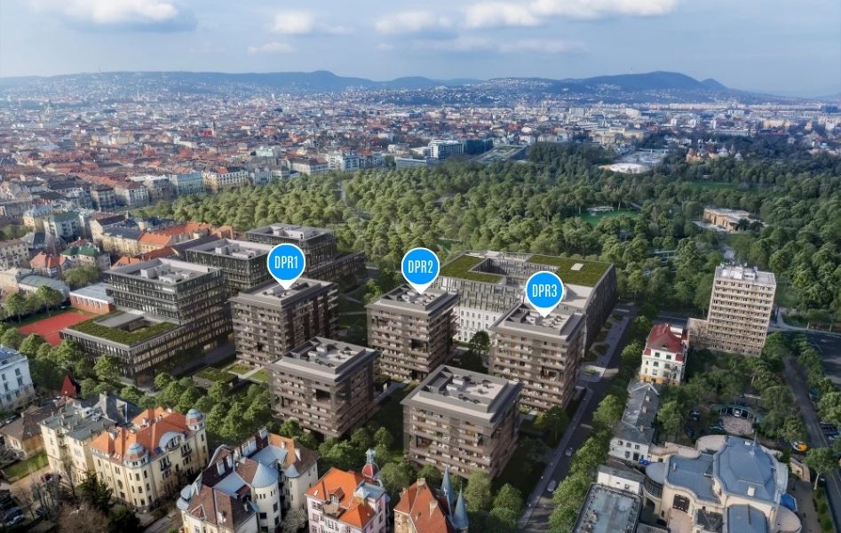 Dürer Park Projekt - lakóházak, 2025.09 - Start!