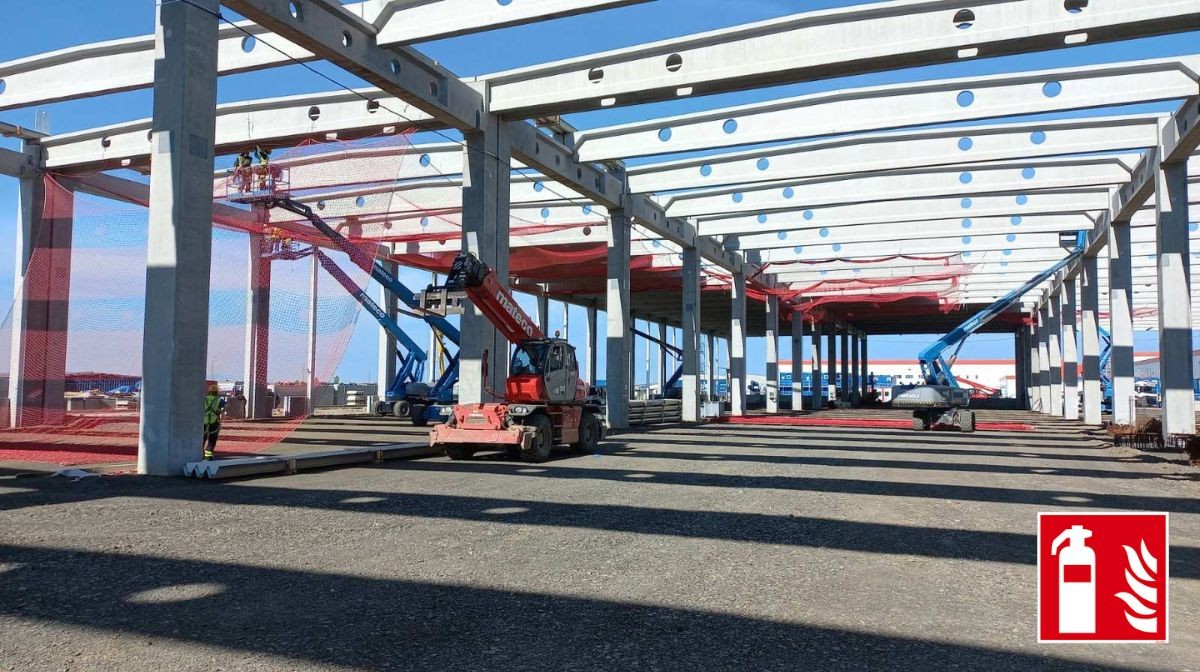 CATL gyár, HJC01A1 csarnok - ENSI Tűzvédelmi rendszer kiépítése