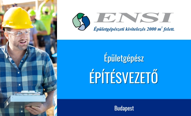 Állás - épületgépész építésvezető, Budapest