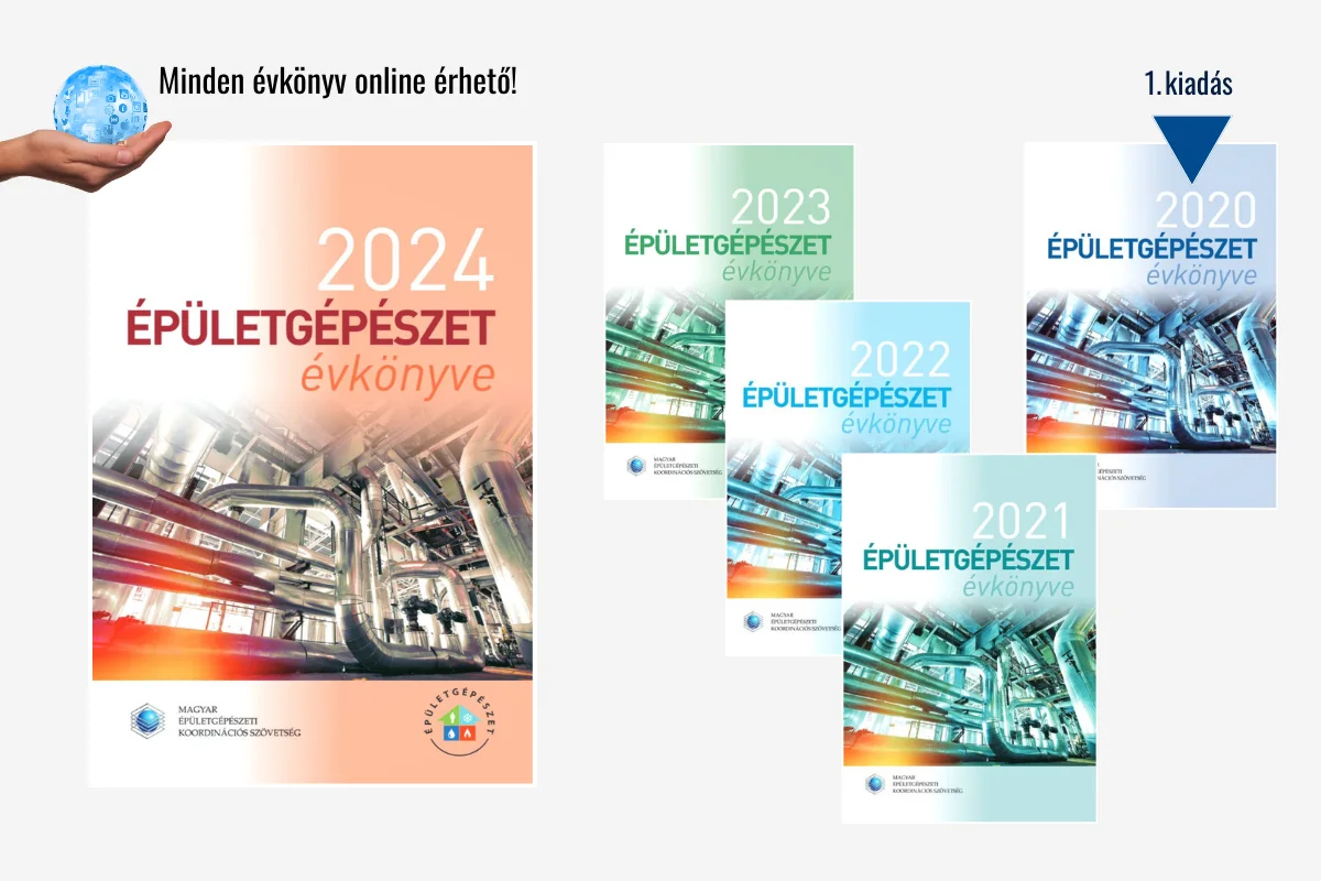 Épületgépészet Évkönyve - online is elérhető.