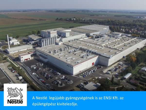 Nestlé Purina, Bük, újabb gyár építése - ENSI épületgépészeti kivitelezés