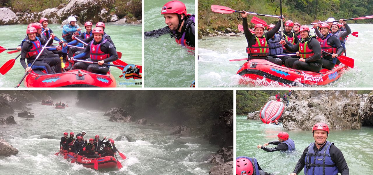 Rafting a Soca folyón, 2023-09-22 - Szlovénia